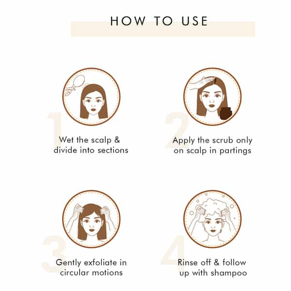 Mcaffeine Coffee Scalp Scrub For Dandruff Control & Scalp Exfoliation With Natural Aha (250Gm)