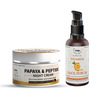 Tnw-The Natural Wash Combo With Papaya & Peptide Night Cream & Vitamin C Face Serum