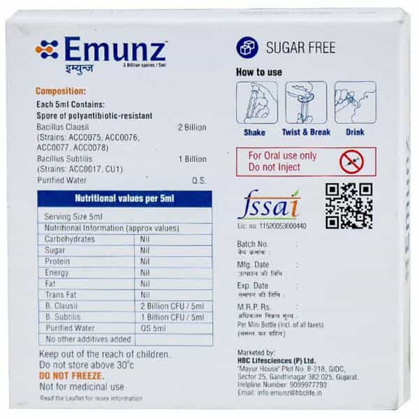 Emunz Suspension 5 X 5 Ml