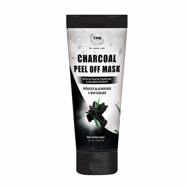 Tnw The Natural Wash Charcoal Peel Off Mask For Blackheads And Removes Tan | Activated Charcoal