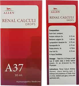 Allen Laboratories A37 Renal Calculi Drops 30ml
