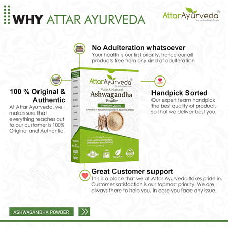 Attar Ayurveda Ashwagandha Powder (250G)