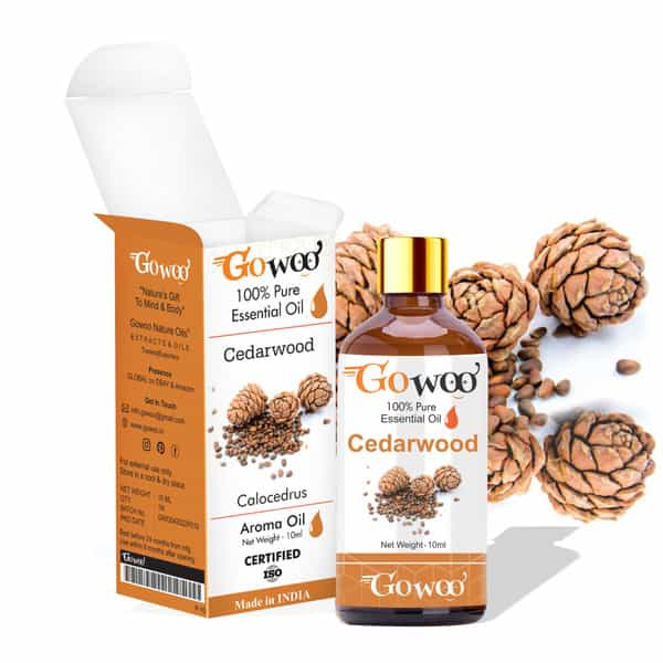 Pack Of 2 Cedarwood Essential Oil & Pumpkin Seed Carrier Oil - 100% Pure & Natural Therapeutic Grade