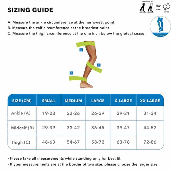 Sorgen Royale Soft Class Ii Varicose Veins Stockings Thigh Length (Xl)