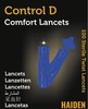 Control D - 100 Lancets
