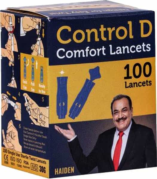 Control D - 100 Lancets