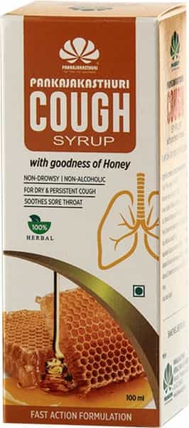 Pankajakasthuri Honey Cough Syrup 100 Ml