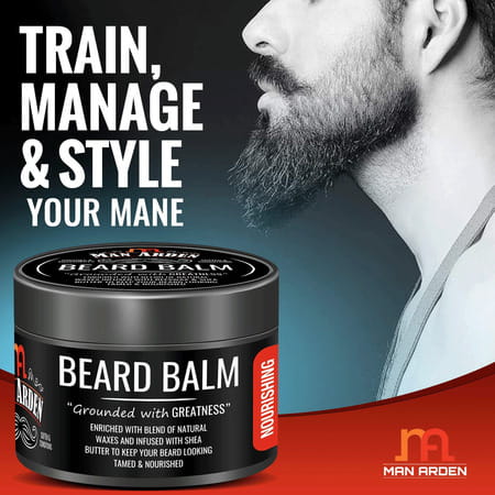Man Arden Beard And Face Grooming Combo -Beard And Face Wash + Beard Oil + Beard Balm