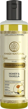 Khadi Natural Honey & Vanilla Hair Cleanser 210 Ml
