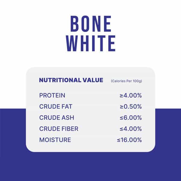 Snackers Non Rawhide Chews Bone White Dog Treats | 225 G