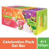 Fiama Gel Bar Celebration Pack With 5 Unique Gel Bars 125G Soap (Buy 4 Get 1 Free)