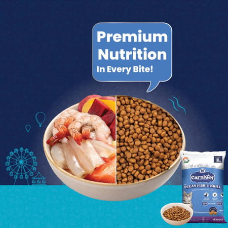 Carniwel Ocean Fish & Antarctic Krill Adult Dry Cat Food 10Kg | Fresh & Natural Ingredients For Cats