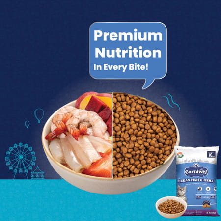 Carniwel Ocean Fish & Antarctic Krill Adult Dry Cat Food 10Kg | Fresh & Natural Ingredients For Cats