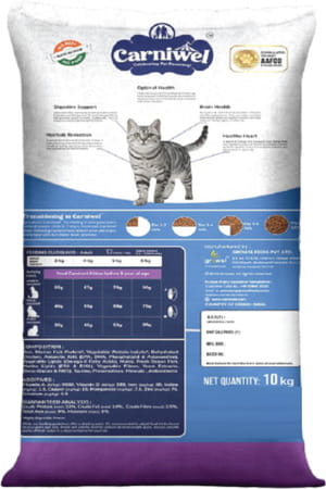 Carniwel Ocean Fish & Antarctic Krill Adult Dry Cat Food 10Kg | Fresh & Natural Ingredients For Cats