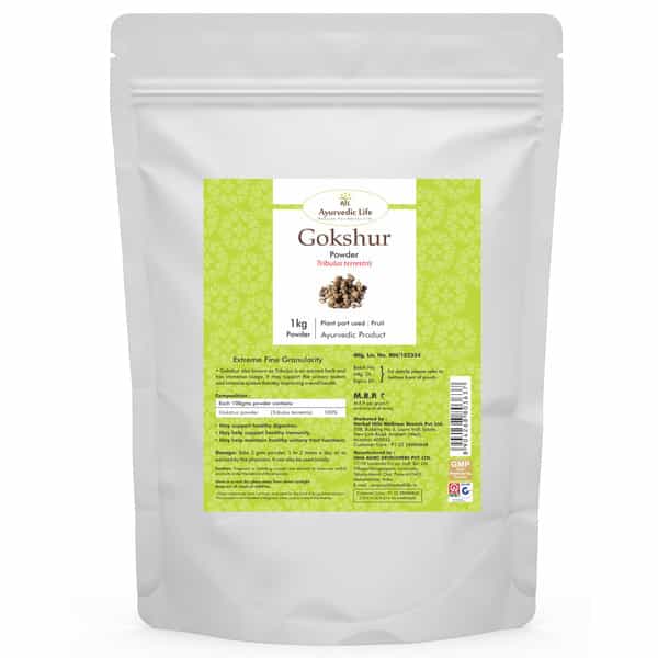 Ayurvedic Life Gokshur Powder - 1 Kg Value Pack Of 2