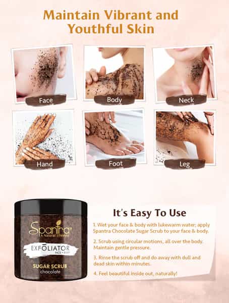 Spantra Chocolate Sugar Scrub 125Gm
