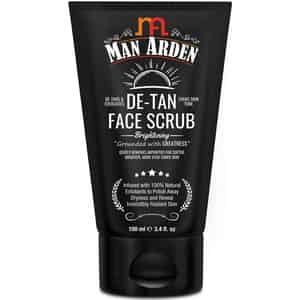 Man Arden De Tan Brightening Face Scrub - De-tans & Exfoliates Skin - With Vitamin C 100 Ml
