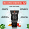 Man Arden De Tan Brightening Face Scrub - De-Tans & Exfoliates Skin - With Vitamin C 100 Ml