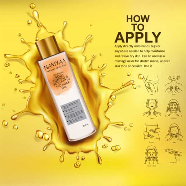 Namyaa Natural Science Body Toning/Sculpting Wonder Oil - 200 Ml