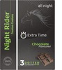 Night Rider Condom - Chocolate - 3'S