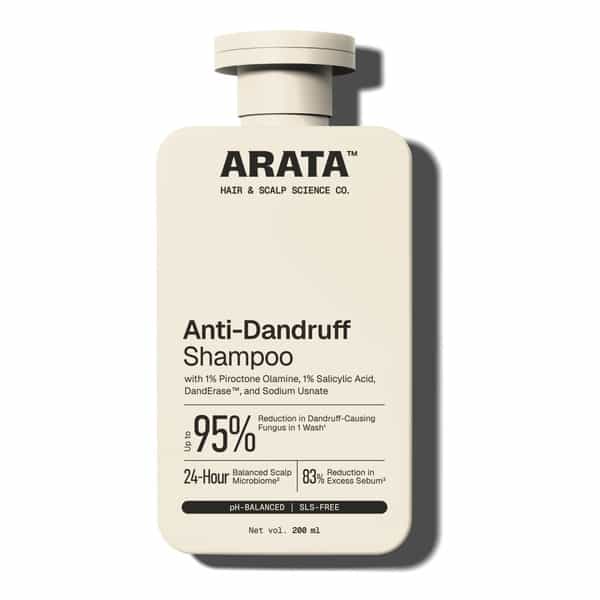 Arata Anti - Dandruff Shampoo | Controls Dandruff & Itch | Piroctone Olamine | 200 Ml