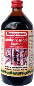 Baidyanath Asli Ayurved Maharasnadi Kadha With Guggulu 450 Ml (pack Of 2) For Joints & Muscles