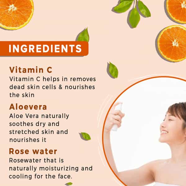 Cgg Cosmetics Vitamin C Facial Mist - Powerful Antioxidant Formula - 100Ml