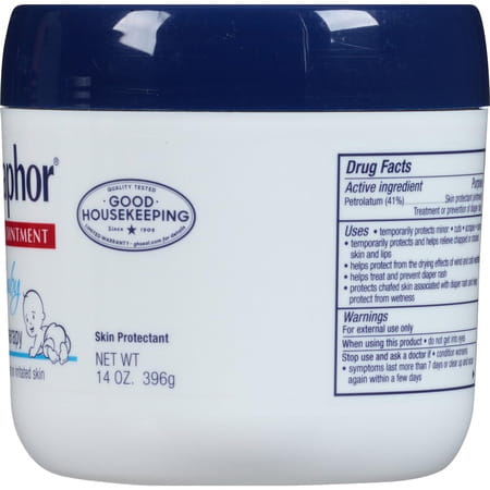 Aquaphor Baby Advanced Therapy Healing Ointment Jar 14 Oz 396 Gm