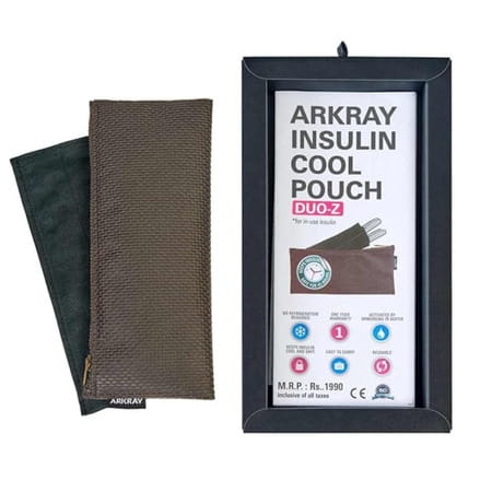Arkray Insulin Cooling Pouch Duo Z For Diabetes Patients, Keep Insulin Cool Travel Pouch