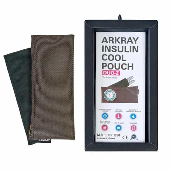 Arkray Insulin Cooling Pouch Duo Z For Diabetes Patients | Keep Insulin Cool Travel Pouch
