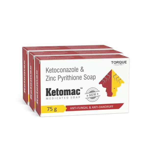 Ketomac Anti Fungal Bathing Soap 75Gm (Pack Of 3)