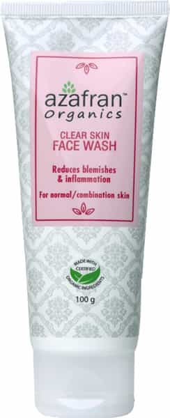 Azafran Organic Clear Skin Face Wash-100Gm