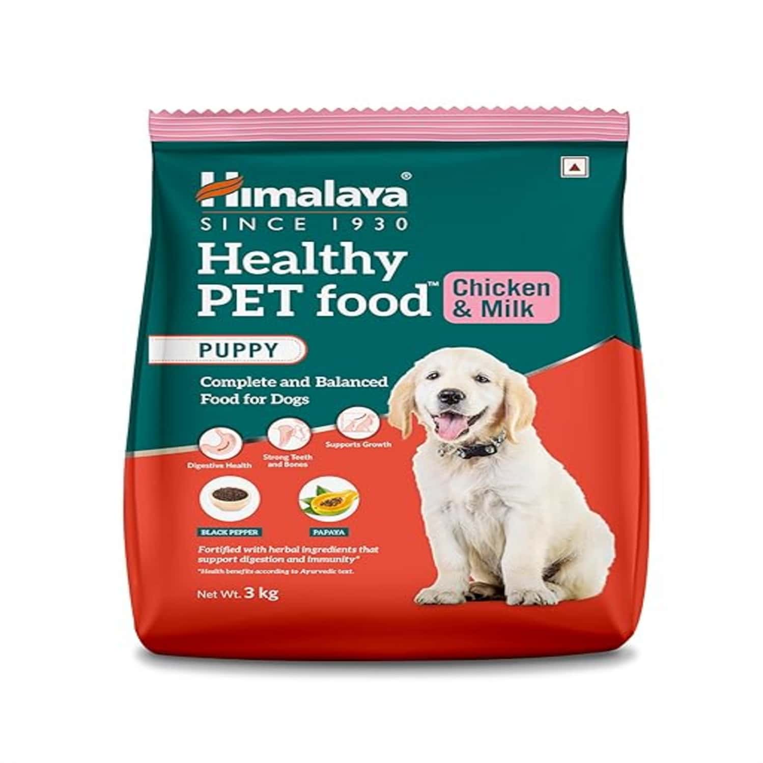 Himalaya Chicken & Milk Healthy Pet Puppy Dry Food /3kg