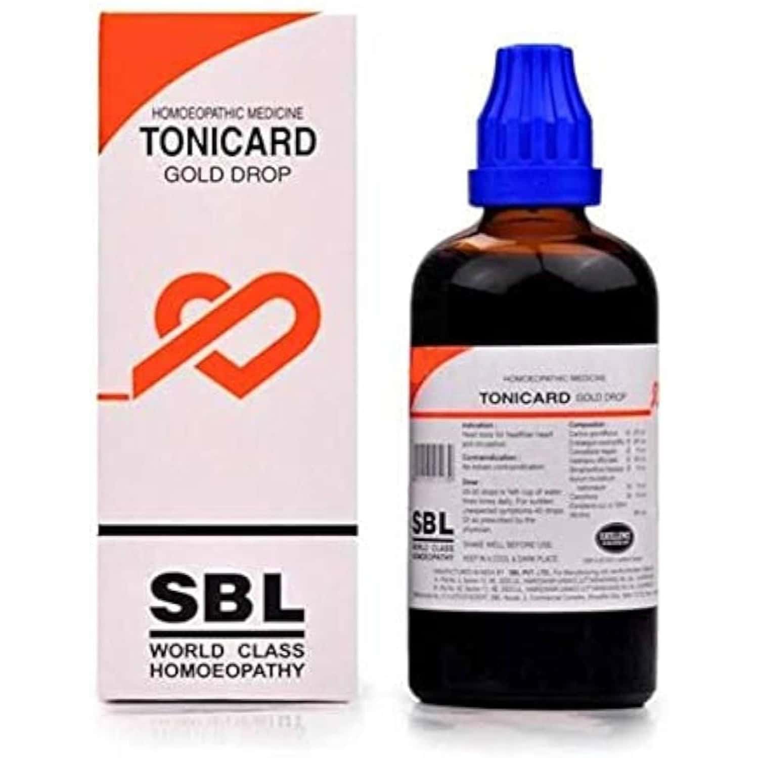 Sbl Tonicard Gold Drop Homeopathic Medicine 100 Ml Pack Of 2