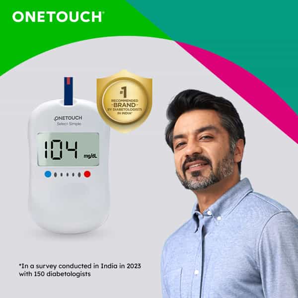 Onetouch Select Test Strips | 2 Packs Of 50 Strips Each (Total 100 Strips)