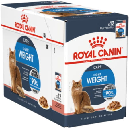 Royal Canin Light Weight Care Cat Food | 85 Grams | Pack Of 12 Sachet | Wet Food