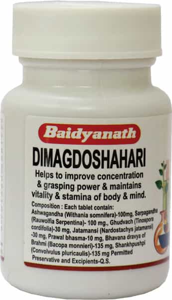 Baidyanath Asli Ayurved Dimag Doshahari 50 Tablets