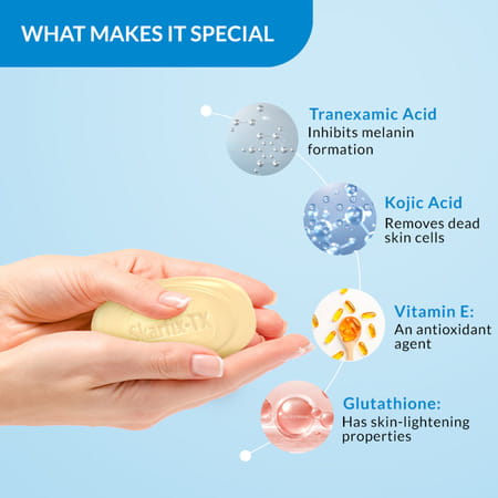 Fixderma Skarfix-Tx De-Pigmentation & Brightening Soap | Deeply Cleanses & Brightens The Skin 75 Gm