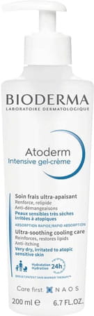Bioderma Atoderm Intensive Gel Cream For Anti-Itching Lipid-Replenishing Treatment 200ml