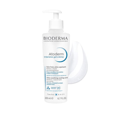 Bioderma Atoderm Intensive Gel Cream For Anti-Itching Lipid-Replenishing Treatment 200Ml