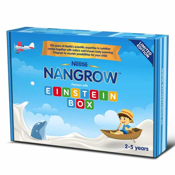 Nestle Nangrow Creamy Vanilla 2-6 Years | Box Of 400G With Free Einstein Box