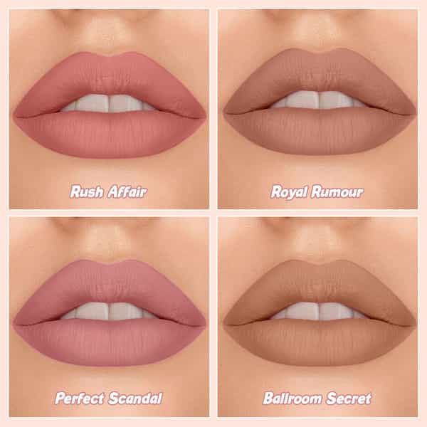Tnw The Natural Wash Comfy Matte Liquid Lipstick 04 Ballroom Secret | Long Wear 3 Ml