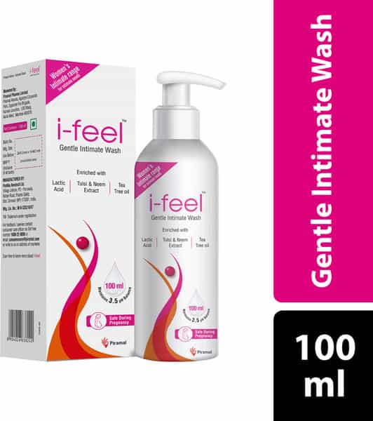 I-Feel Gentle Intimate Wash | Maintains Ph | Reduces Dryness | Itchiness | Irritation | Rash 100 Ml