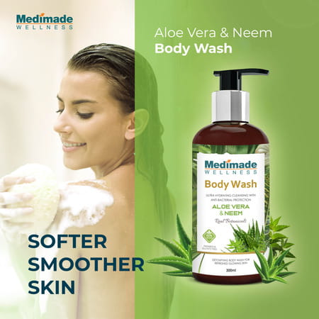 Medimade Aloevera And Neem Body Wash - 300 Ml