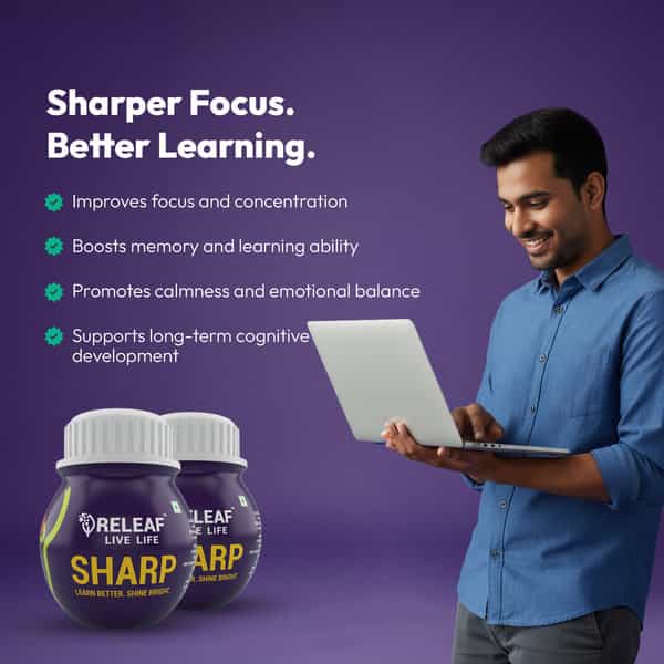 Releaf Sharp Ayurvedic Herbal Capsules 60N