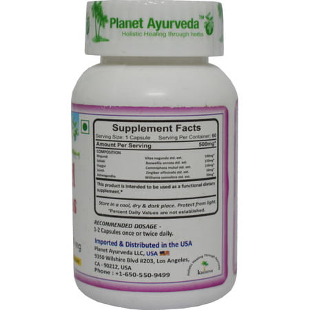 Planet Ayurveda Joint Aid Plus - 60 Capsules