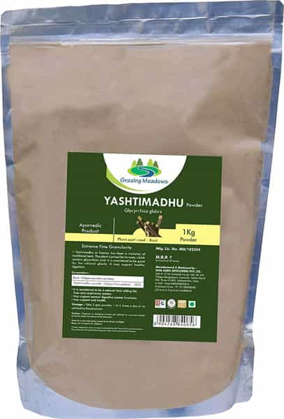 Grazing Meadows Yashtimadhu Powder - 1 Kg (Pack Of 5)