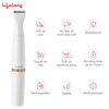 Lifelong Llpcw30 Rechargeable Eyebrow Underarms And Bikini Trimmer (White) - 1 Hour Runtime