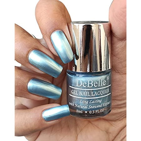 Debelle Gel Nail Polish Gift Set Of 2 Chrome Wine | Aqua Frenzy- 16ml (8 Ml Each)