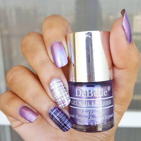 Debelle Gel Nail Polish Gift Set Of 2 Chrome Wine | Aqua Frenzy- 16ml (8 Ml Each)